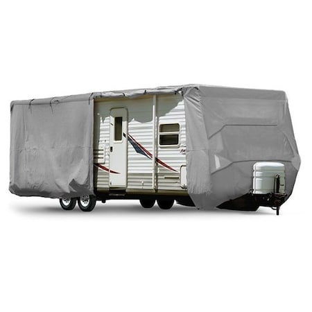 Eevelle WEATHERMASTER Series, Travel Trailer RV Cover, Gray Color, Fits 20-22ft Long RV SNTT2022G